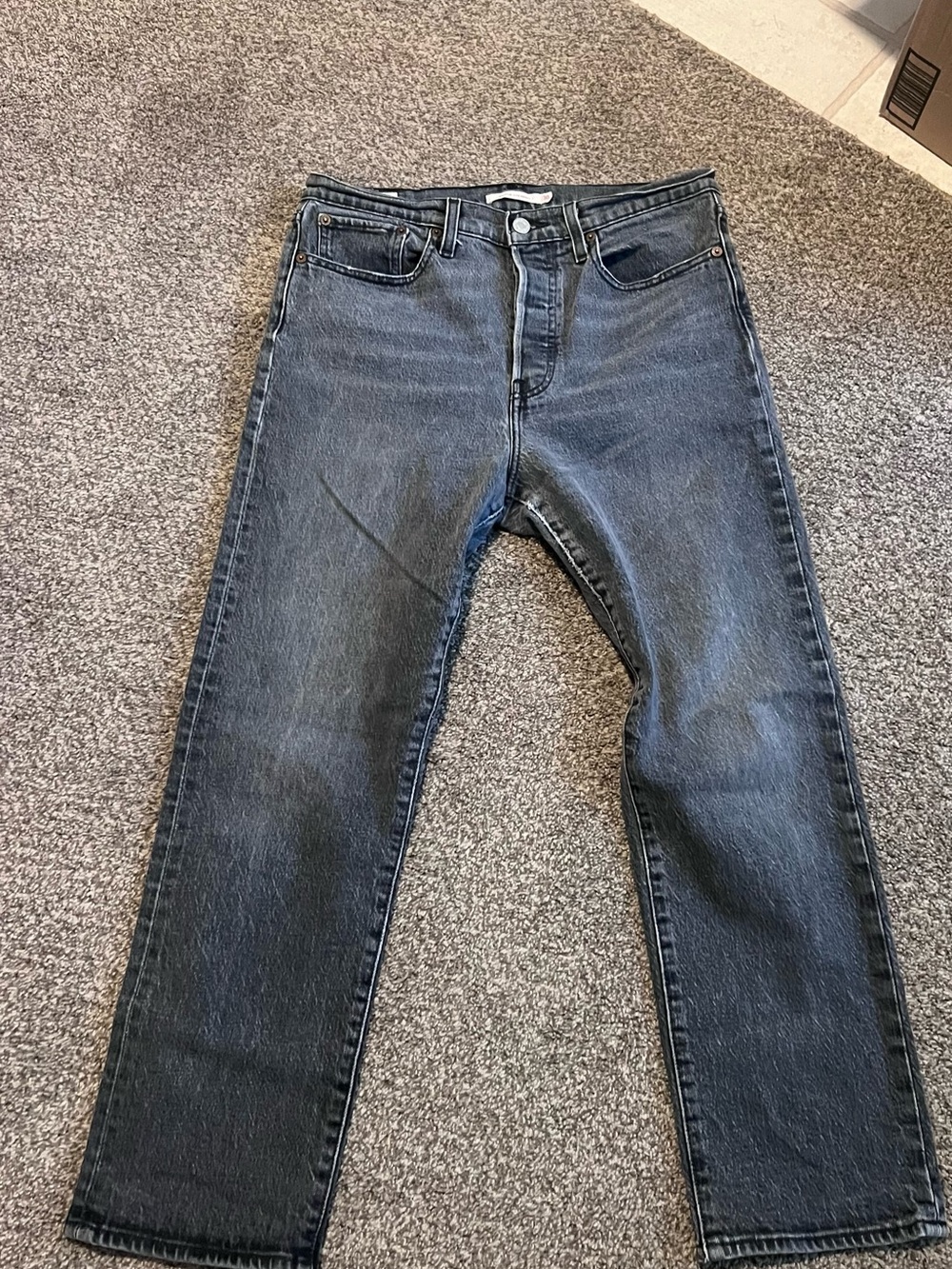 Levi's grey/faded black Straight-Leg Women's Jeans 30